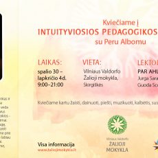 Intuityviosios pedagogikos seminaras su Peru Albomu