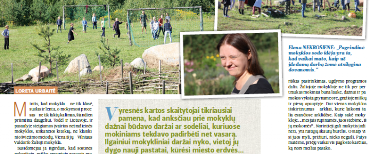 Apie mokyklos sodą Apie mokyklos sodą