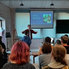 Aštuntos klasės metų projektų pristatymai 2022