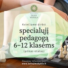 Kviečiame dirbti su specialiųjų poreikių vaikais